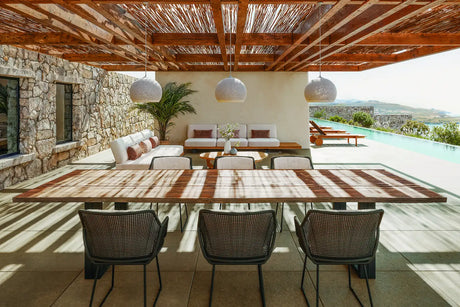 ESTA Gartenstuhl aus Aluminium Schwarz geflechtet - ZEN ZONE Furniture