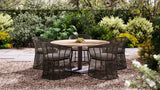 Venice Gartentisch aus Teakholz und Aluminium 160x160 cm - ZEN ZONE Furniture