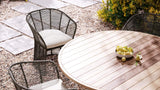 Venice Gartentisch aus Teakholz und Aluminium 160x160 cm - ZEN ZONE Furniture