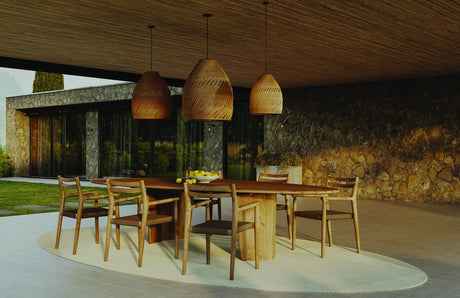 Florence Gartenstuhl aus Teakholz und Seil in Walnuss - ZEN ZONE Furniture