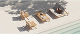 Garten Sessel Positano aus Teak in Natur, 66×80×75 cm - ZEN ZONE Furniture