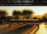 Gartentisch Positano aus Teakholz in Natur - ZEN ZONE Furniture