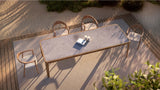 Positano Gartentisch aus Teakholz mit Keramikplatte, 300×110×75 cm - ZEN ZONE Furniture