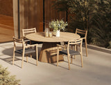 Florence Gartenstuhl aus Teakholz und Seil in Walnuss - ZEN ZONE Furniture