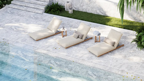 Atrani Outdoor Beistelltisch aus Teakholz 40x40 cm - ZEN ZONE Furniture