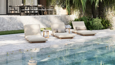 Atrani Outdoor Beistelltisch aus Teakholz 40x40 cm - ZEN ZONE Furniture