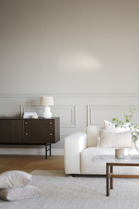 CLEARBROOK Sideboard Braun/Schwarz 160x42x75cm - ZEN ZONE Furniture