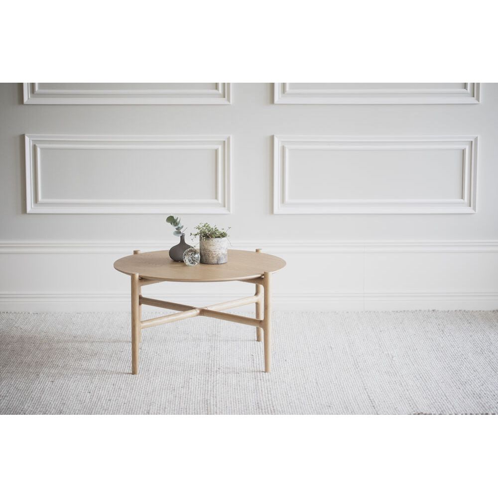 HOLTON Couchtisch Eiche 62x62x36cm - ZEN ZONE