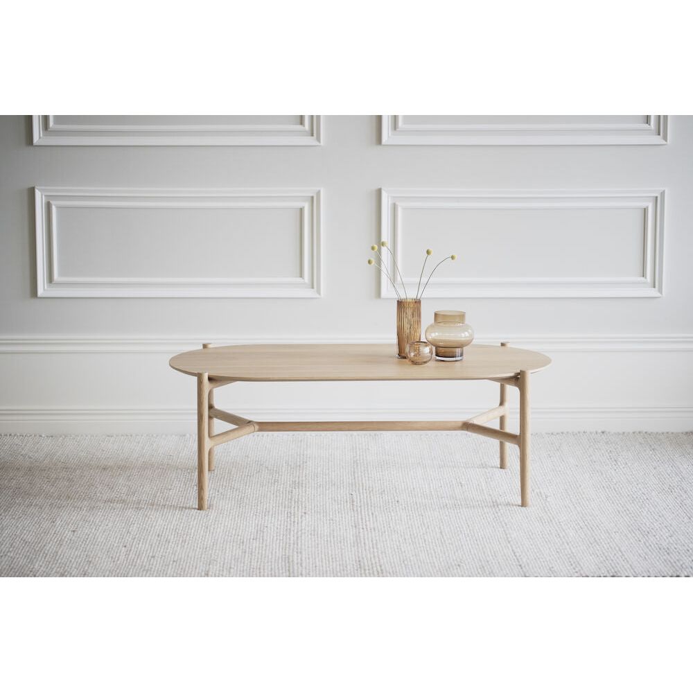 HOLTON Couchtisch Eiche 130x65x46cm - ZEN ZONE