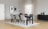 HALIFAX Sideboard Schwarz 160x40x75cm - ZEN ZONE Furniture