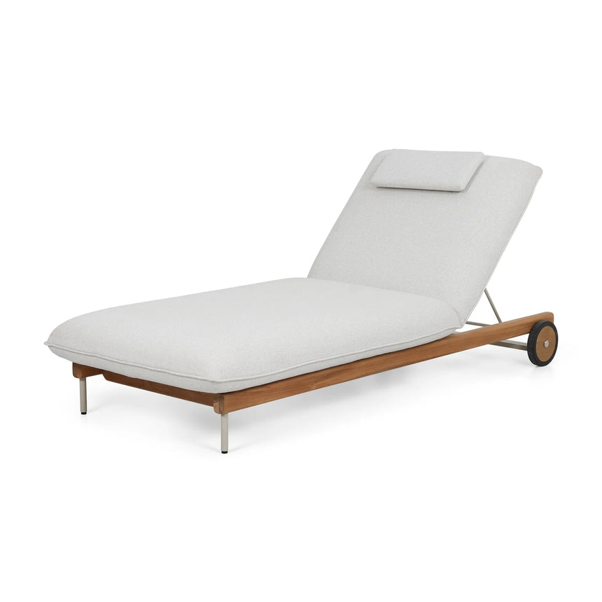 Sonnenliege Noli aus Teakholz, 208x85 cm - ZEN ZONE Furniture