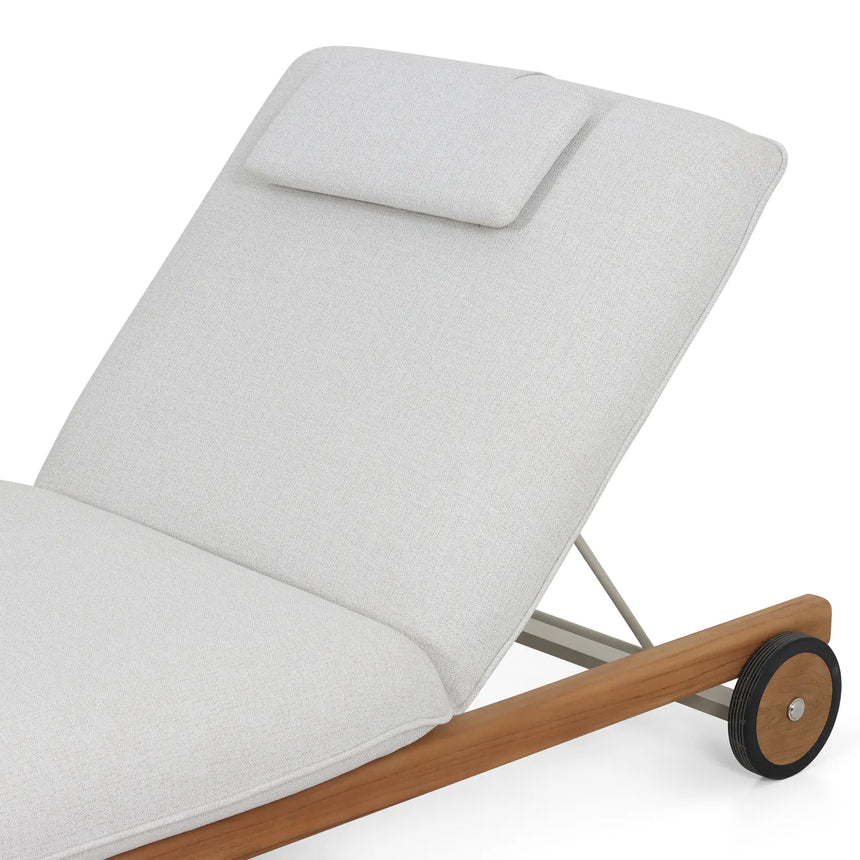 Sonnenliege Noli aus Teakholz, 208x85 cm - ZEN ZONE Furniture