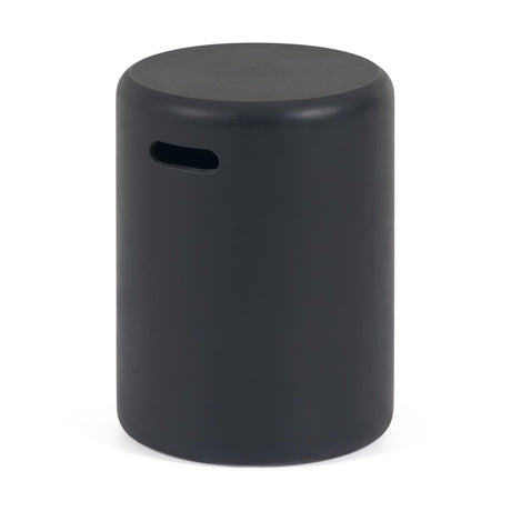 Taimi Outdoor Hocker aus Zement mit schwarzem Finish Ø 35 cm - ZEN ZONE Furniture