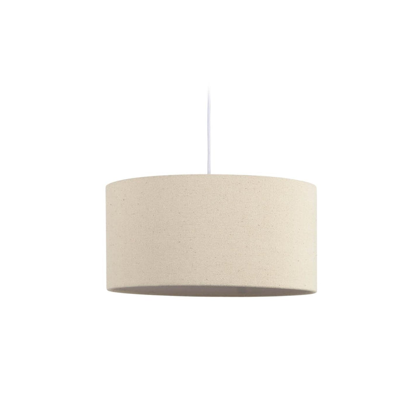 Nazli kleiner Lampenschirm aus Leinen mit beigem Finish Ø 40 cm - ZEN ZONE Furniture