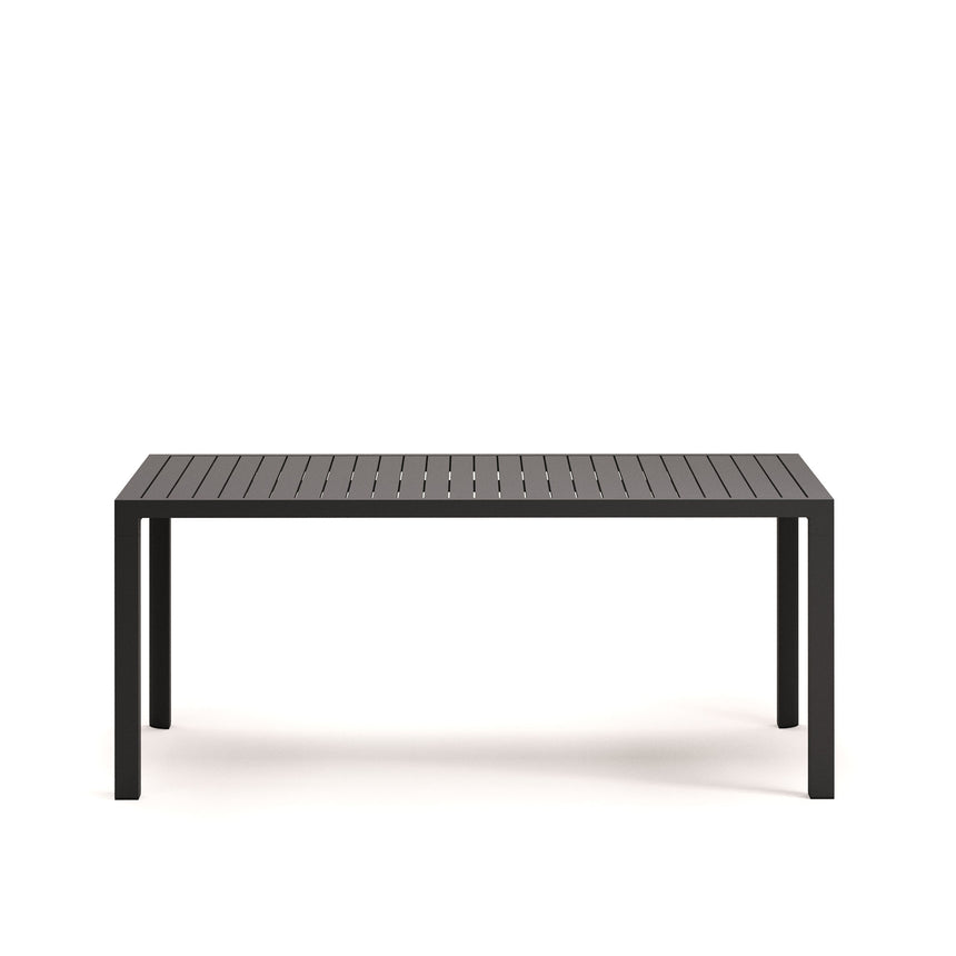 Culip Gartentisch aus Aluminium mit grauem Finish 180 x 90 cm - ZEN ZONE Furniture