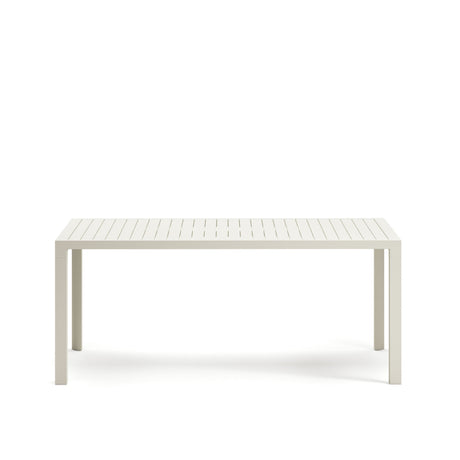 Culip Gartentisch aus Aluminium mit weißem Finish 180 x 90 cm - ZEN ZONE Furniture