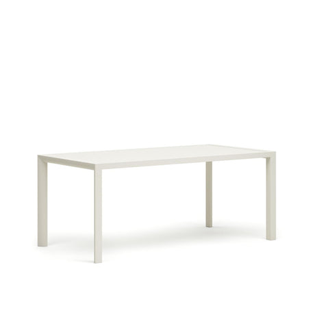 Culip Gartentisch aus Aluminium mit weißem Finish 180 x 90 cm - ZEN ZONE