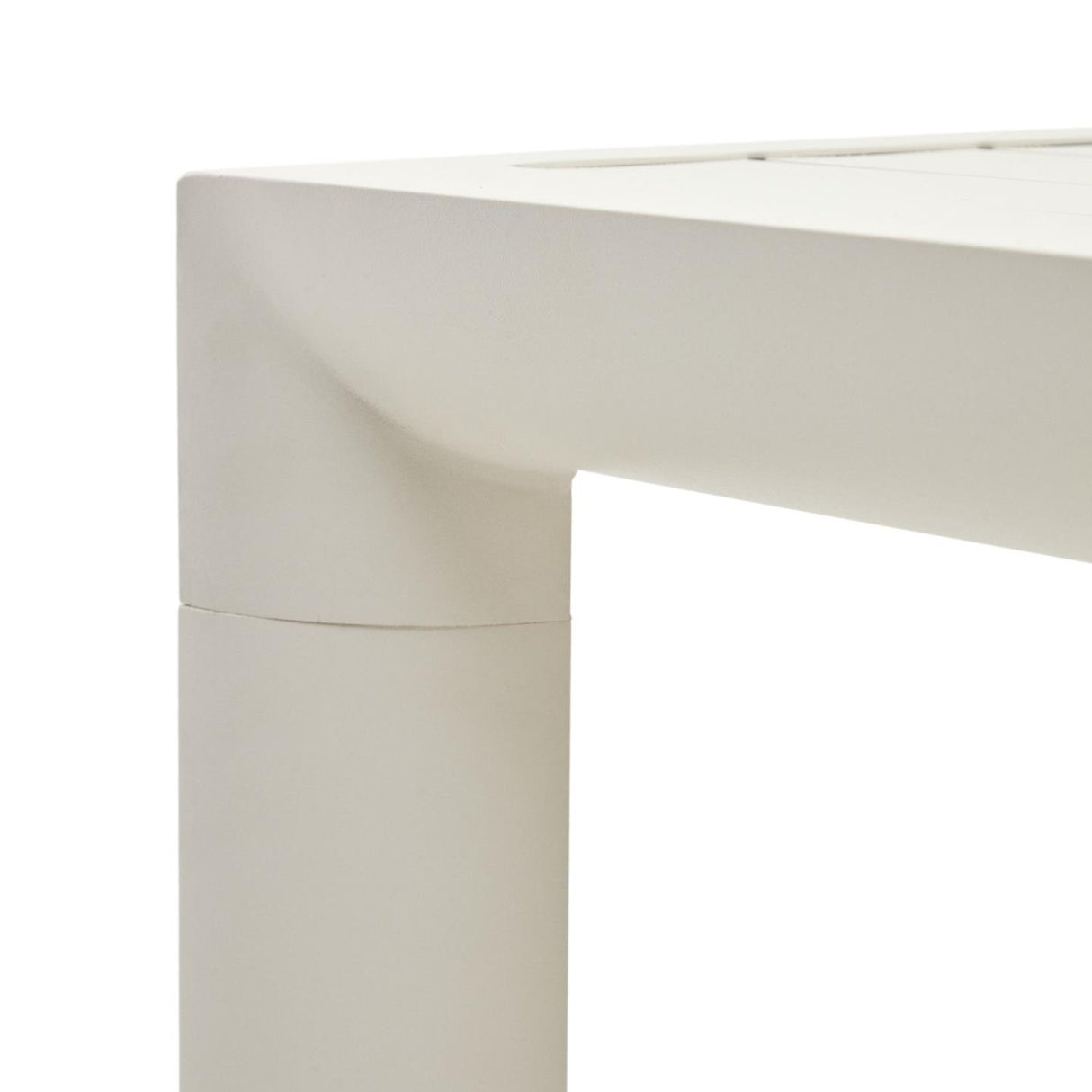 Culip Gartentisch aus Aluminium mit weißem Finish 180 x 90 cm - ZEN ZONE