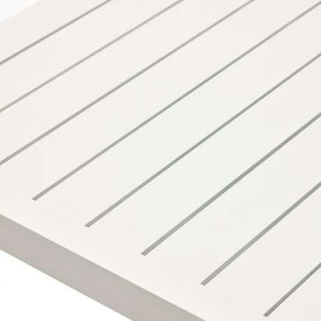 Culip Gartentisch aus Aluminium mit weißem Finish 180 x 90 cm - ZEN ZONE