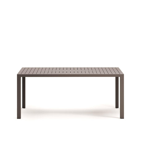 Culip Gartentisch aus Aluminium mit braunem Finish 180 x 90 cm - ZEN ZONE