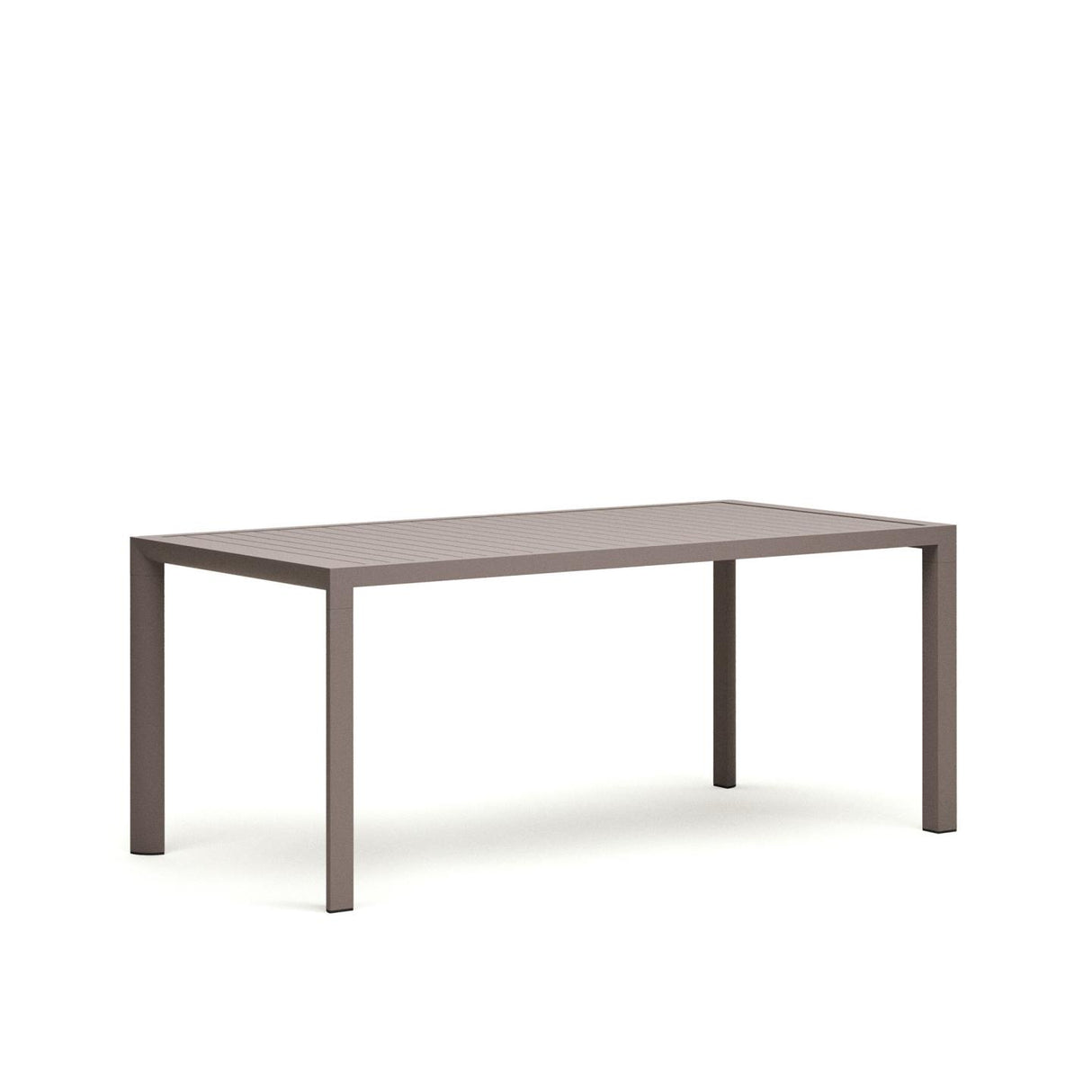 Culip Gartentisch aus Aluminium mit braunem Finish 180 x 90 cm - ZEN ZONE