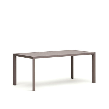 Culip Gartentisch aus Aluminium mit braunem Finish 180 x 90 cm - ZEN ZONE