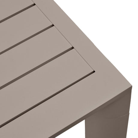 Culip Gartentisch aus Aluminium mit braunem Finish 180 x 90 cm - ZEN ZONE