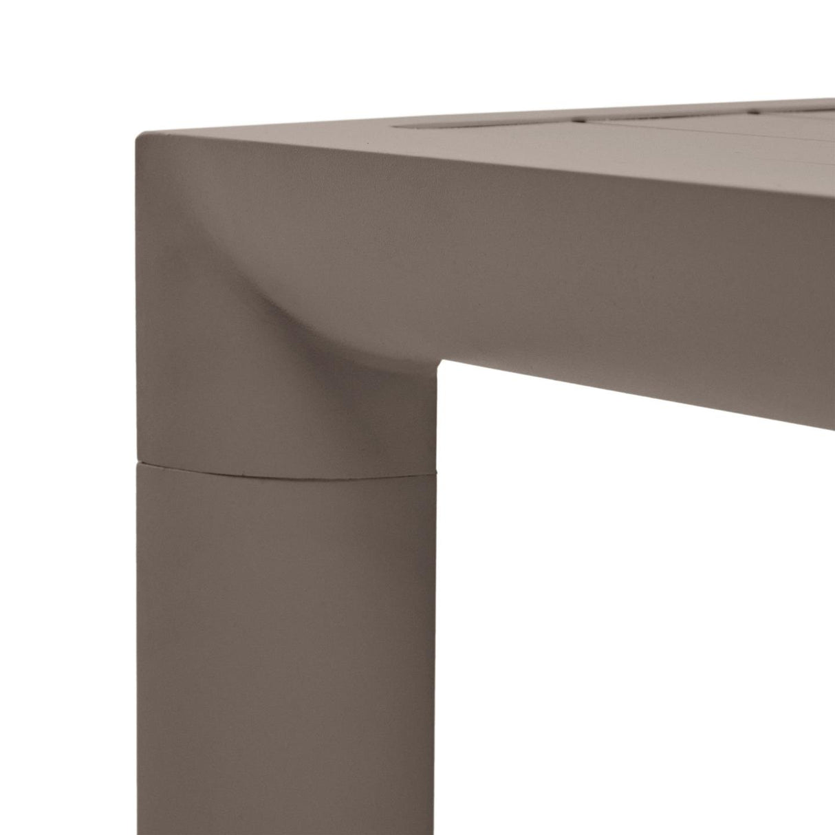 Culip Gartentisch aus Aluminium mit braunem Finish 180 x 90 cm - ZEN ZONE