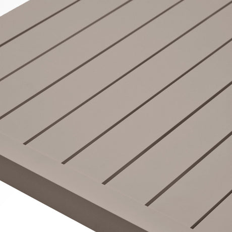 Culip Gartentisch aus Aluminium mit braunem Finish 180 x 90 cm - ZEN ZONE