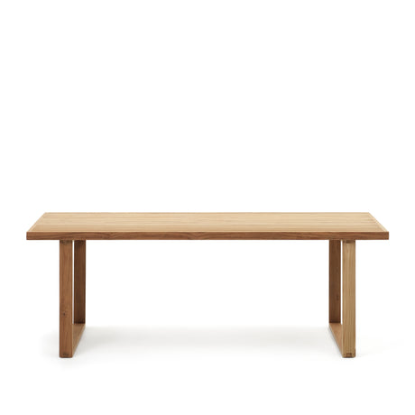 Canadell Tisch 100% outdoor aus massivem recyceltem Teakholz 220 x 100 cm - ZEN ZONE Furniture