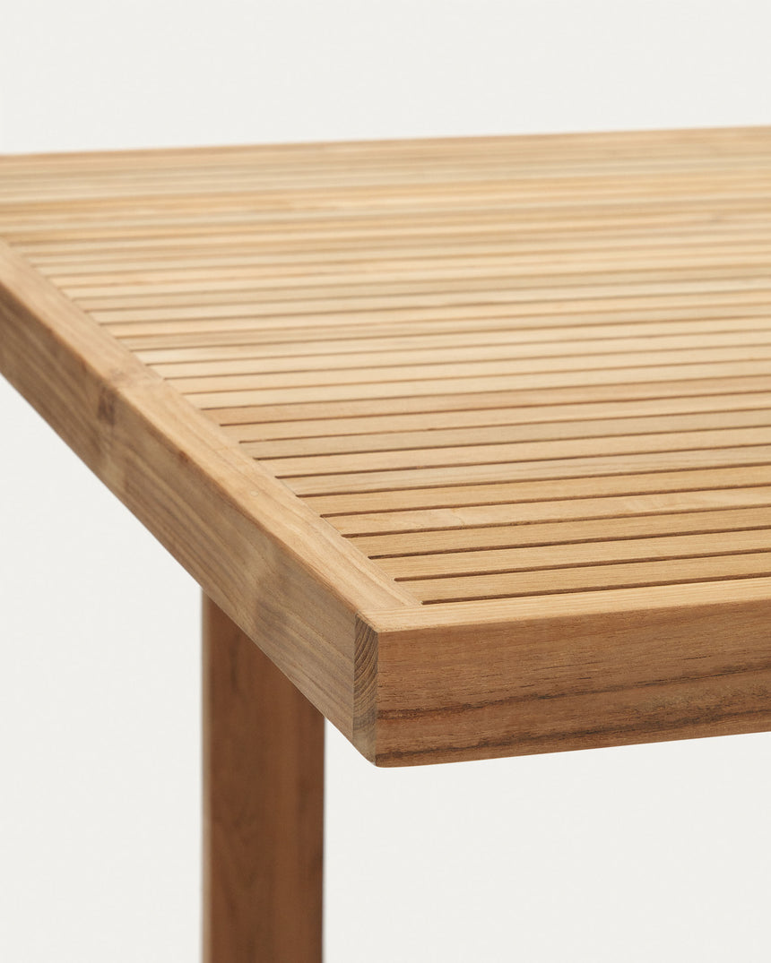 Canadell Tisch 100% outdoor aus massivem recyceltem Teakholz 220 x 100 cm - ZEN ZONE Furniture