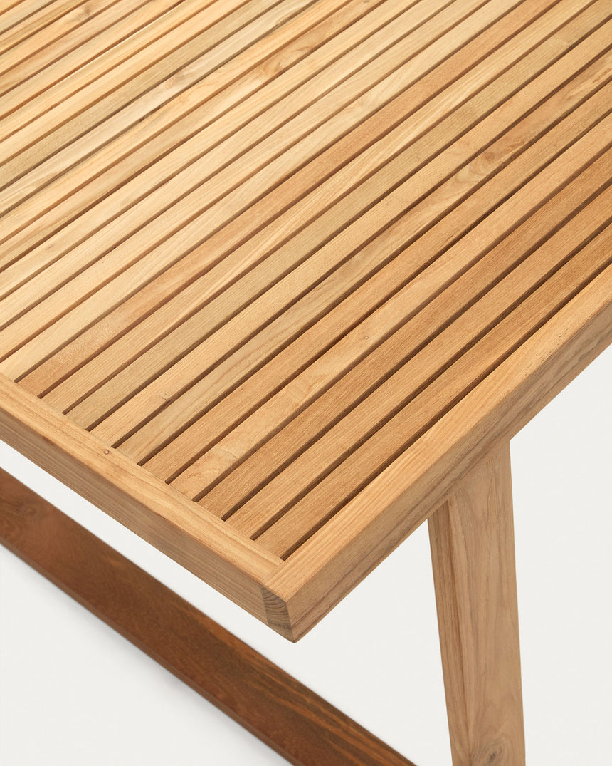 Canadell Tisch 100% outdoor aus massivem recyceltem Teakholz 220 x 100 cm - ZEN ZONE Furniture