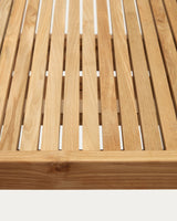 Canadell Tisch 100% outdoor aus massivem recyceltem Teakholz 220 x 100 cm - ZEN ZONE Furniture