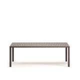 Gartentisch Culip aus Aluminium mit braunem Finish 220 x 100 cm - ZEN ZONE Furniture