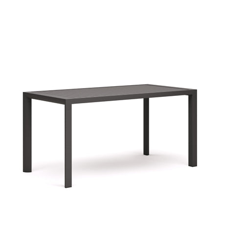 Gartentisch Culip aus Aluminium mit grauem Finish 150 x 77 cm - ZEN ZONE Furniture