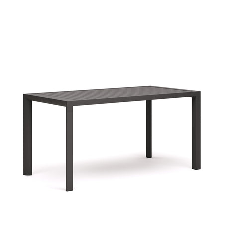 Gartentisch Culip aus Aluminium mit grauem Finish 150 x 77 cm - ZEN ZONE Furniture