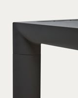 Gartentisch Culip aus Aluminium mit grauem Finish 150 x 77 cm - ZEN ZONE Furniture