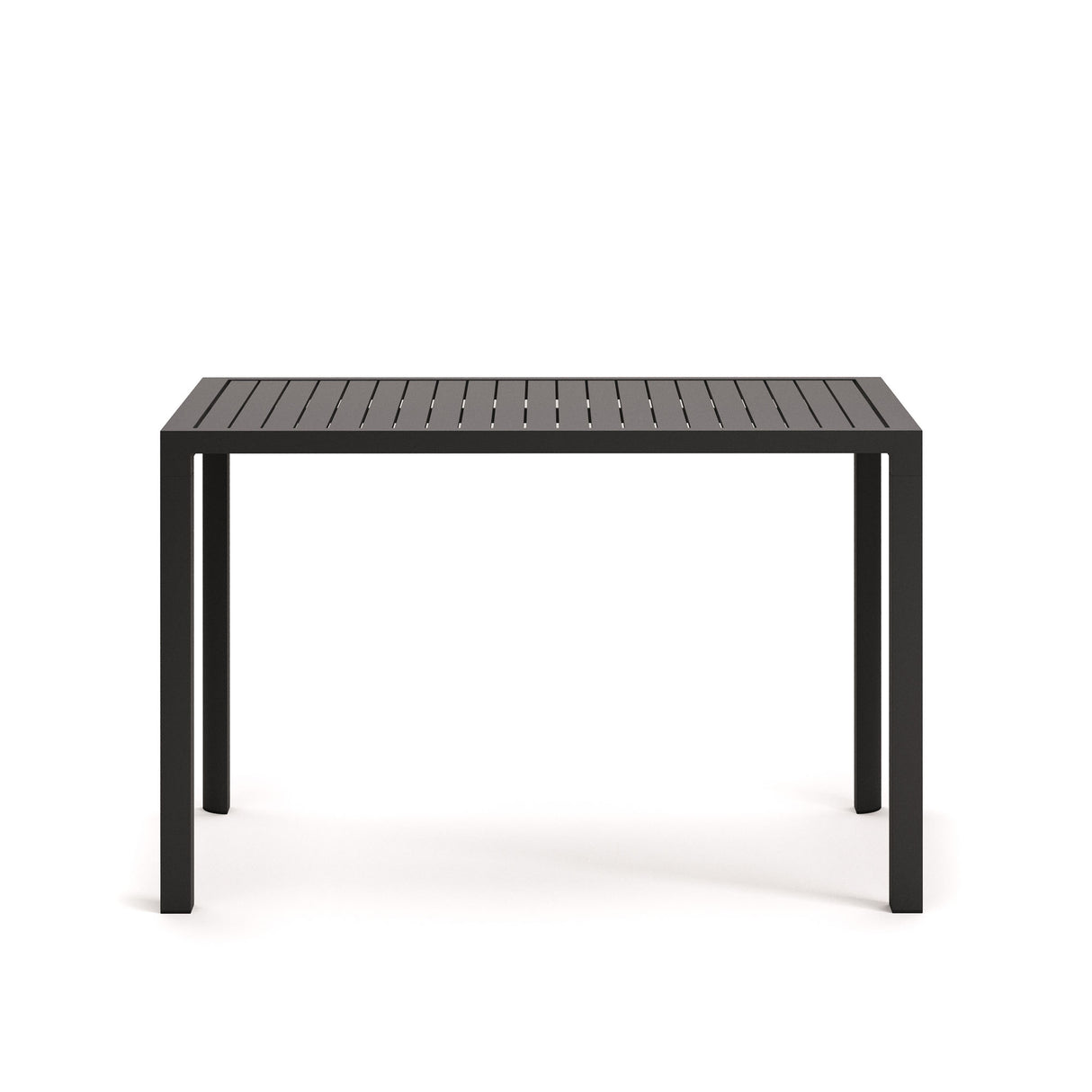 Culip Gartenstehtisch aus Aluminium mit grauem Finish 150 x 77 cm - ZEN ZONE Furniture