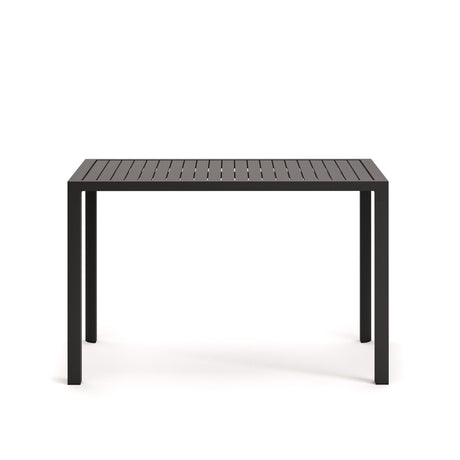 Culip Gartenstehtisch aus Aluminium mit grauem Finish 150 x 77 cm - ZEN ZONE Furniture