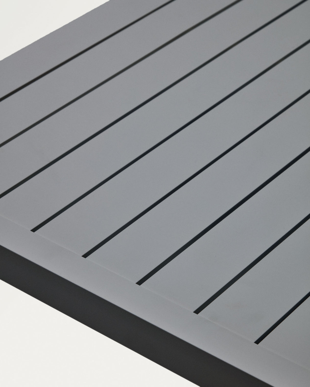 Culip Gartenstehtisch aus Aluminium mit grauem Finish 150 x 77 cm - ZEN ZONE Furniture