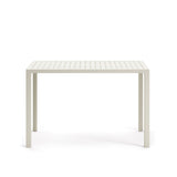 Gartenstehtisch Culip aus Aluminium mit weißem Finish 150 x 77 cm - ZEN ZONE Furniture