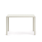 Gartenstehtisch Culip aus Aluminium mit weißem Finish 150 x 77 cm - ZEN ZONE Furniture