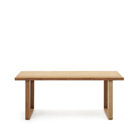 Canadell Tisch 100% outdoor aus massivem recyceltem Teakholz 180 x 90 cm - ZEN ZONE Furniture