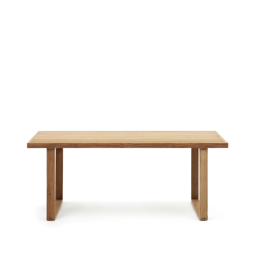 Canadell Tisch 100% outdoor aus massivem recyceltem Teakholz 180 x 90 cm - ZEN ZONE Furniture