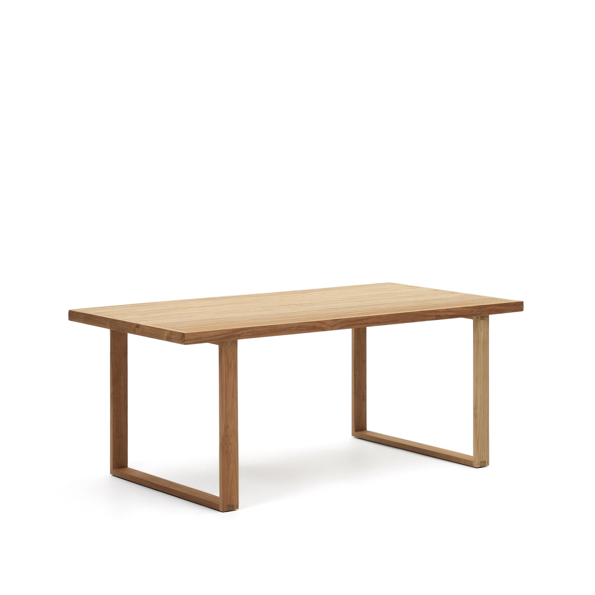 Canadell Tisch 100% outdoor aus massivem recyceltem Teakholz 180 x 90 cm - ZEN ZONE Furniture