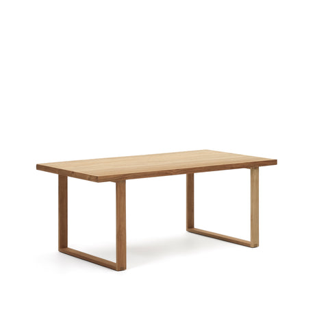 Canadell Tisch 100% outdoor aus massivem recyceltem Teakholz 180 x 90 cm - ZEN ZONE Furniture
