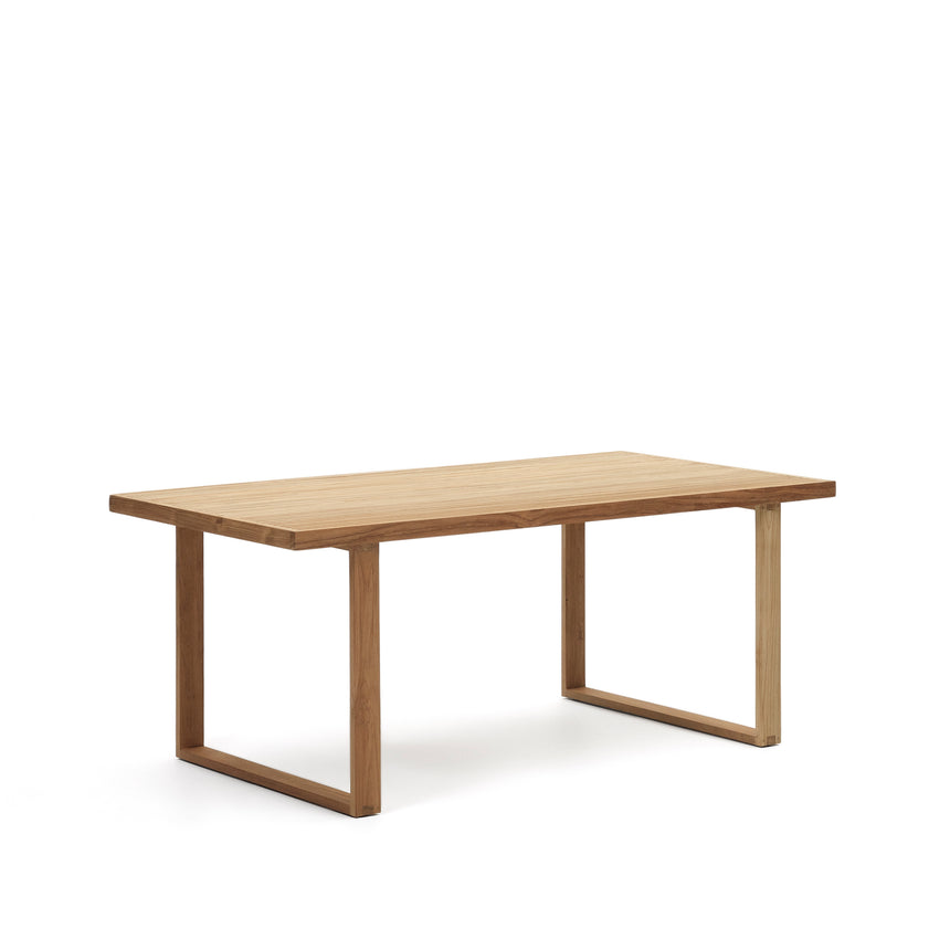 Canadell Tisch 100% outdoor aus massivem recyceltem Teakholz 180 x 90 cm - ZEN ZONE Furniture