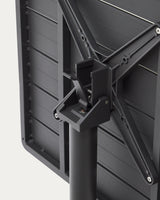 Faltbarer Außentisch Torreta aus Aluminium mit dunkelgrauem Finish 70 x 70 cm - ZEN ZONE Furniture