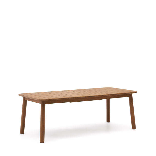 Turqueta Outdoor-Tisch ausziehbar aus massivem Teakholz FSC 100% 220 (294) x 100 cm - ZEN ZONE Furniture
