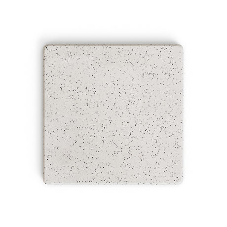 Hoher Saura Bartisch aus weissem Terrazzo mit weisser Terrazzo-Platte 95 x 70 x 70 cm - ZEN ZONE Furniture